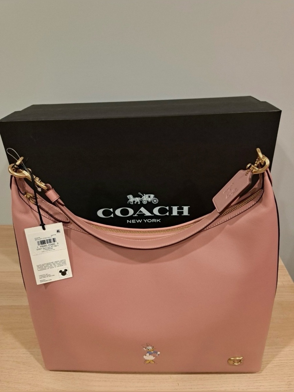 New! RARE SOLDOUT Disney X Coach Juliet Daisy Duck Shoulder Bag 38